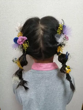 ヘアアレンジ キッズ ★竹本 千春★のヘアスタイル