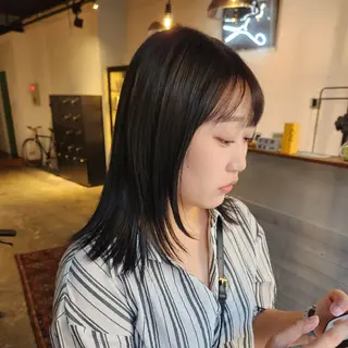 カラー ロング ハヤシ マユ ✂ 府中美容室のヘアスタイル
