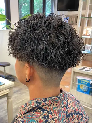 ショート パーマ メンズ メンズパーマ🌀/ 中村郁未のヘアスタイル