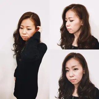 セミロング La fith  hair chill 松山大街道店所属・不動令 認定カラーリストのヘアスタイル