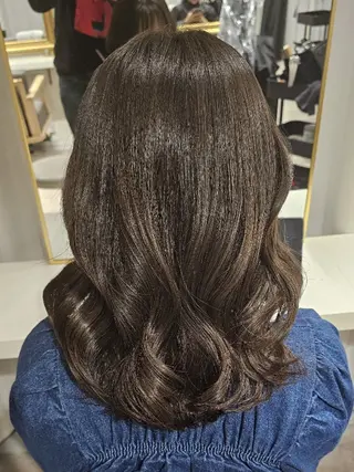 セミロング パーマ 小黒泰佑/東銀座 /縮毛矯正特化のヘアスタイル