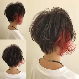 ショート カラー 中村 侑弘のヘアスタイル