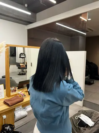 セミロング カラー Ore🫧タナカマヤ /柔らかい質感カラーのヘアスタイル