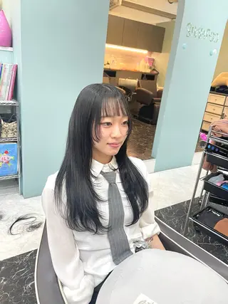 ロング 亀川蓮 Agu hairのヘアスタイル