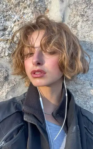 ショート パーマ ショートヘア 浅倉一馬のヘアスタイル