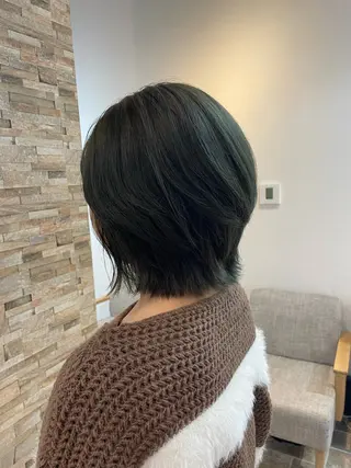 ショート カラー YUI/ ブリーチカラー🌷のヘアスタイル