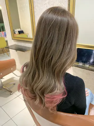 セミロング MORISAKI ✂︎縮毛矯正のヘアスタイル