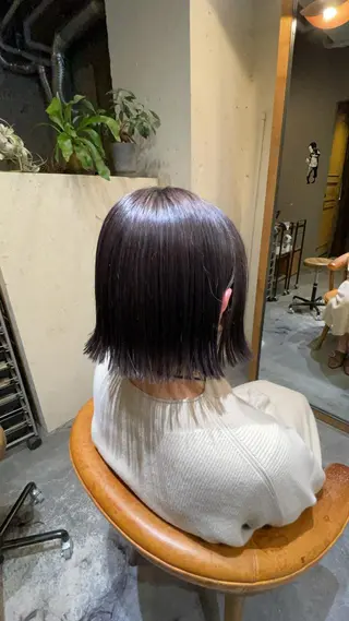 ミディアム ナギサ/ 大分森町のヘアスタイル