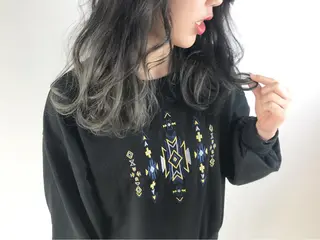 ミディアム MORISAKI ✂︎縮毛矯正のヘアスタイル