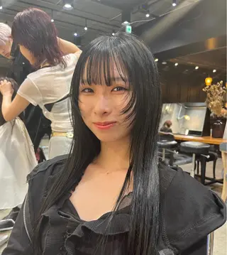 セミロング カラー HAIR MAKE  miel所属・🫧透明感カラー🫧 SHINSEIのヘアスタイル