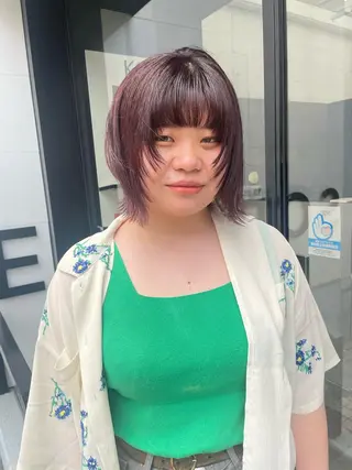 ショート カラー ヘアアレンジ 青髪特化🩵 ダブルカラーのヘアスタイル