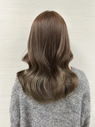 ミディアム カラー 韓国ヘア 店長NEGIのヘアスタイル