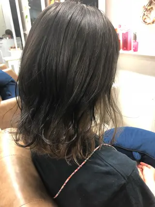 ミディアム カラー 髪質改善/艶髪 やまなかのヘアスタイル