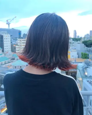 ショート カラー ヘアアレンジ 【池袋/スパイキー ショート】ⓝⓘⓜⓤのヘアスタイル