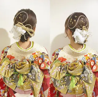 ヘアアレンジ ヘアセットサロン ココのヘアスタイル