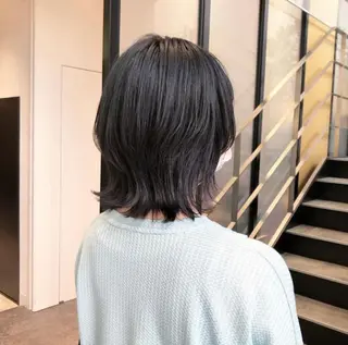 セミロング カラー パーマ ヘアアレンジ メンズ キッズ stylist 🌸 kana.のヘアスタイル