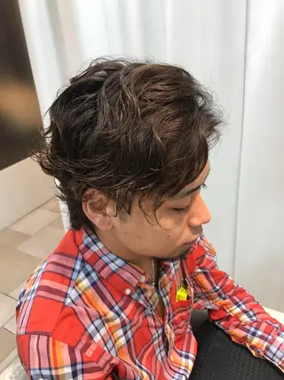 パーマ メンズ 三浦 祐里のヘアスタイル