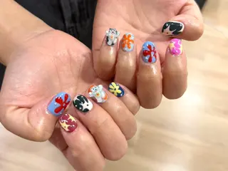 ミディアム yuki ⌇ リザボーテ八王子店のネイルデザイン