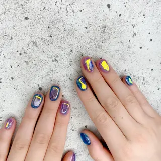 ショート カラー パーマ ヘアアレンジ メンズ キッズ ネイル マツエク・マツパ Salon Ｋのネイルデザイン