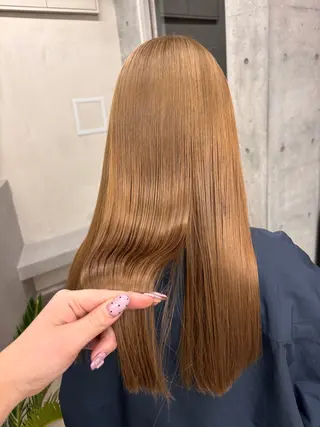 セミロング カラー yuuna/ ハッシュカット🎀のヘアスタイル