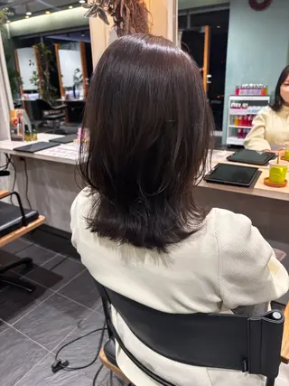 ミディアム カラー オーガニックカラー/ 表参道/ルカのヘアスタイル