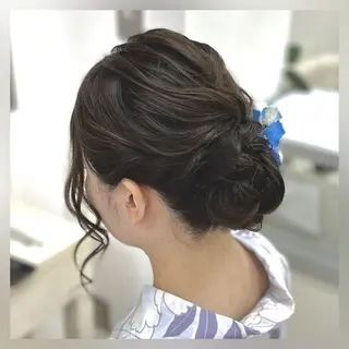 ヘアアレンジ 似合わせヘアメイク 💐オダギリチアキのヘアスタイル