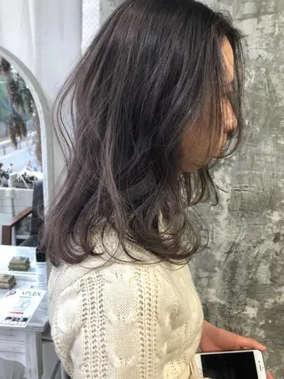 ロング カラー Pia ツボイ ケイタのヘアスタイル