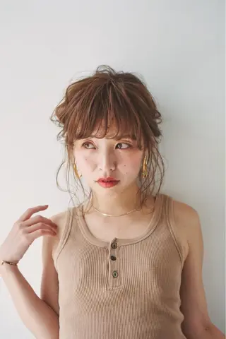 ミディアム 【髪質改善】 梅田　聡のヘアスタイル