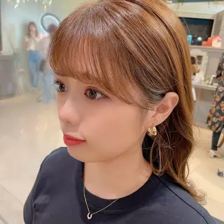 セミロング 江口 さやかのヘアスタイル