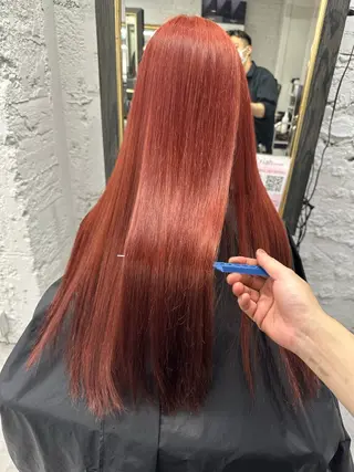 ロング カラー ヘアアレンジ 久米 治仁のヘアスタイル