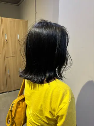 ミディアム カラー オリーブ🎶アッシュ グレージュちひろ🧸のヘアスタイル