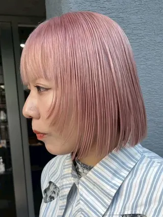 ショート ARCANAブリーチ ダブルカラー🌟原宿のヘアスタイル