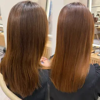 ロング カラー 巻ける縮毛矯正/ボブ 小顔カット大和田拓夢のヘアスタイル