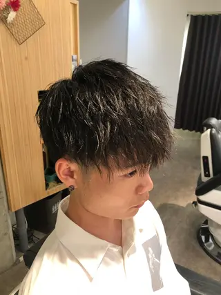 ショート ヘアアレンジ メンズ bifino.rilune for men所属・rilune matsuoのヘアスタイル