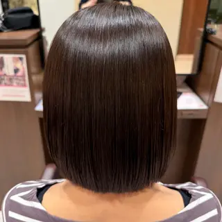 ミディアム 🌊艶髪•縮毛矯正• カラー🌊YUUKIのヘアスタイル