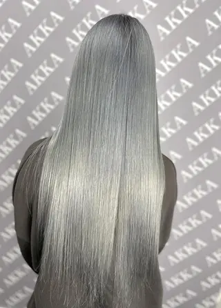 ロング 🩵垢抜け確定🩵 ハイトーン特化🩵のヘアスタイル