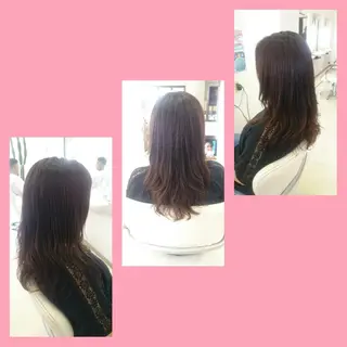 ロング キンジョウ エナミのヘアスタイル