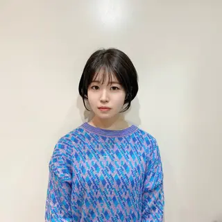 ショート パーソナルカラー lapiax阿部のヘアスタイル