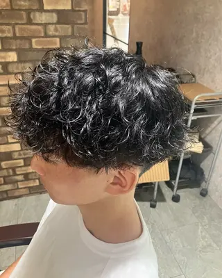 パーマ メンズ メンズパーマ職人馬場 和哉のヘアスタイル
