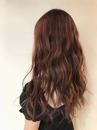 ロング カラー 女性リピ90%🍨 🩷佐藤みずきのヘアスタイル