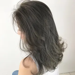 セミロング MORISAKI ✂︎縮毛矯正のヘアスタイル