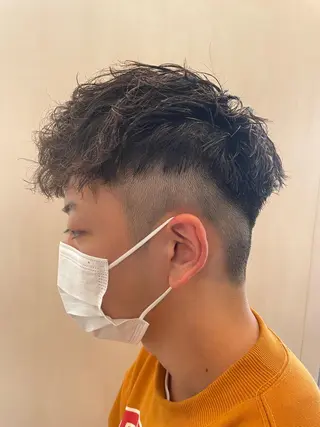 ショート パーマ メンズ 🌙１９時以降通える メンズ専門　コーダイのヘアスタイル