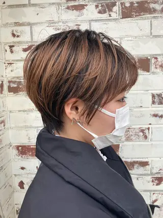 ショート 中江 翔のヘアスタイル