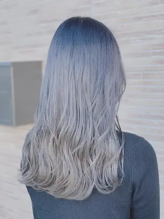 ロング メンズスタイル バレイヤージュ　齋藤のヘアスタイル