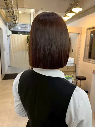ミディアム Maia🦋 博多 透明感カラーのヘアスタイル