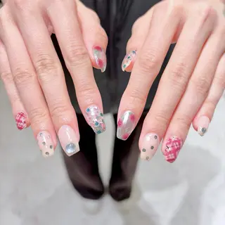 ネイル 【大垣ネイル】 ゆうか🩵のネイルデザイン