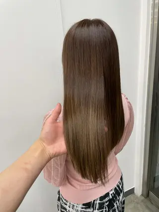 セミロング カラー 🥀似合わせ🥀 柔らかカラー・タイトのヘアスタイル