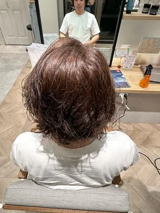 ショート カラー メンズ 小澤 真帆のヘアスタイル