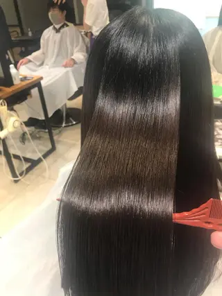 ミディアム 最高峰美髪矯正No1 toshiのヘアスタイル
