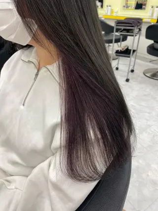 ロング カラー パーマ ヘアアレンジ メンズ キッズ ネイル マツエク・マツパ アイブロウ 🐩推し活🐩 FUTABA🍒のヘアスタイル